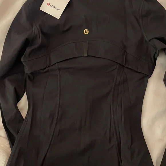 lululemon athletica Black Ski Jacket with Gold Zipper - Picture 2 of 2